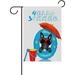 GZHJMY Garden Flag Summer Beach French Bulldog 12 x 18 Inch Double Sided Decorative Flag Summer Welcome Outdoor Yard Flag for Patio Lawn Outdoor Home Decor Yard Flags