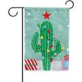 GZHJMY Garden Flag Vertical Double Sided Christmas Cactus and Gifts Garden Flag Suitable for Yard Terrace Lawn Outdoor Decoration 28x40 Inch Yard Flags