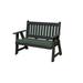 4 Ft Poly Lumber Mission Porch Bench Heavy Duty Everlasting PolyTuf HDPE Made in USA-Green