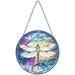 Stained Glass Hangings Hanging Pendant Trick or Treat Trick-or-treat Glass Pendants Home Supplies
