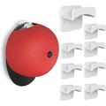 Adhesive Hat Hooks for Wall (8-Pack)-Hat Rack-Hooks for Disney Ears-No Drilling Sticking Them up Or Places to Drill for a Fixture-Strong Hold Hat Hangers for Wall-White