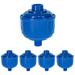 Master Elite Pack of 5 Disposable Mini Air Water Trap Filters with Standard 1/4 Threads - Effectively Removes Moisture Before it Reaches Spray Guns and Air Tools