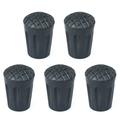 SUKIY 5Pcs Trekking Pole Tip Cap End Cap Walking Stick Tip Trekking Pole Boot Cover(Short)