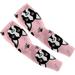 GZHJMY Women UV Sun Protection Arm Sleeves Cooling Sleeves Arm Cover Shield Men Cycling Running Bulldog Grunge Pink for Outdoor Indoor