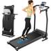 Fannay Treadmill Folding Treadmill for Home Smart Electric Running Machine Installation-Free Walking Jogging Foldable Fitness Exercise Machine for Office & Gym Workout with 5\u201D LE