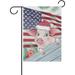 GZHJMY American Flag Cute Pig Garden Flag 28 x 40 Inch Vertical Double Sided Welcome Yard Garden Flag Seasonal Holiday Outdoor Decorative Flag for Patio Lawn Home Decor Farmhouse Party Yard Flags