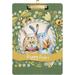 GZHJMY Easter Rabbits Hold Gifts Clipboards for Kids Student Women Men Letter Size Plastic Low Profile Clip 9 x 12.5 in Whiteboard Clipboards