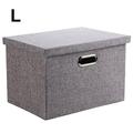 Oneshit Storage Box Linen Fabric Clothing Basket Bins Toy Box Organizer Storage Trunks & Bag