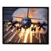 Nawypu Airplane Decor AC-130 Air Gunship Aviation Decor Airplane Wall Art Airplane Poster Plane Decor Military Wall Art Fighter Jet Poster Framed Air Force Decor for Boys Room Living Room Decor