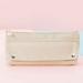 Lloopyting Pencil Pouch Pencil Case High Elastic Oxford Cloth Solid Color Pencil Case Environmental Pencil Case School Supplies Office Supplies White 20*10*10cm