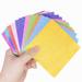 Origami Paperï¼Œ50pcs Single Glitter EC36 Folding Solid Color Papers For Kids Handmade DIY Scrapbooking Glitter Cardstock Paper Sparkle Card Stock Thick Shinny Craft Pape for Card Making