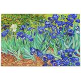 FREEAMG Puzzle 500 Pieces - Van Gogh Iris Wooden Jigsaw Puzzles for Family Games - Suitable for Teenagers and Adults 20.5 x14.9
