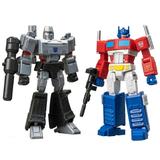 Optimus Prime and Megatron Transformer Toy 2-Pack YOLOPARK AMK Mini Series Transformers G1 Action Figures 4.72 Inch Highly Articulated Autobot and Decepticon Toys for Kids Age 8 and Up No Converting