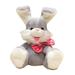 Bunny Stuffed Animal Children Songs and Lullabies Peek-A Boo Toys Repeats What You Say with Floppy Ears Singing Stuffed Animals Birthday Gifts 6 7 8 9 10 12 Month 1 to 3 Year Old Boy Girl Gray