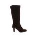 Nine West Boots: Brown Solid Shoes - Women's Size 8 - Almond Toe