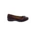 White Mt. Flats: Slip-on Chunky Heel Classic Burgundy Solid Shoes - Women's Size 7 1/2 - Round Toe