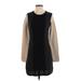 Theory Casual Dress - Sweater Dress: Black Dresses - Women's Size Small