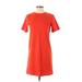 H&M Casual Dress - Shift: Orange Dresses - Women's Size X-Small