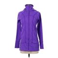 Athleta Track Jacket: Purple Solid Jackets & Outerwear - Women's Size X-Small