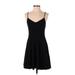 American Eagle Outfitters Casual Dress - Mini: Black Solid Dresses - Women's Size Small