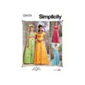 Simplicity Misses' and Women's Regency Style Dresses Sewing Pattern, S9434