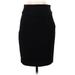 Banana Republic Casual Pencil Skirt Knee Length: Black Print Bottoms - Women's Size 4