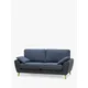 John Lewis Ambleside Large 3 Seater Sofa, Light Leg, Chenille Blue