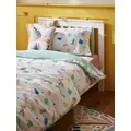 little home at John Lewis Butterfly Polka Dot Reversible Duvet Cover & Pillowcase Set, Single Set