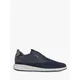 Geox Aerantis High Top Leather Trainers, Navy
