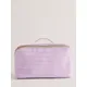 Ted Baker Haanas Croc Effect Large Wash Bag