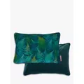 Clarissa Hulse Woodland Fern Cushion, Blue