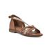 Women's Kika Sandal by White Mountain in Tan Gold Smooth (Size 10 M)