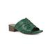 Women's Alluvia Sandal by White Mountain in Green Smooth (Size 7 M)