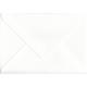 ColorSono Alabaster White Gummed Greeting Card Coloured White Envelopes. 110gsm GF Smith Accent Paper. 125mm x 175mm. Banker Style Envelope. 25