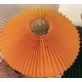 Slowmoose Yamato Style, Vintage Cloth - Muticolor Pleated Lampshades For Table Lamps Orange Dia 25cm H16cm