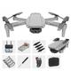 Slowmoose Foldable Drone, Mini Portable Fpv Wifi Camera Quadcopter 1080P 3battery