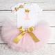 Slowmoose Fluffy Christening Gown For 1 Year Older Toddler Baby 12M