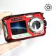 Slowmoose Hd 1080p 16x Zoom, Waterproof-digital Camera With Dual-screens Red