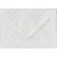 ColorSono White Laid Gummed Greeting Card Coloured White Envelopes. 100gsm FSC Sustainable Paper. 125mm x 175mm. Banker Style Envelope. 25