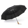 Slowmoose Automatic Umbrella Rain Double Layer Windproof Large Golf navy