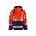 Blaklader 4987 hi-vis shell jacket - mens (49871987) Orange/navy blue 4xl