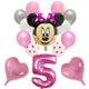 Slowmoose Minnie & Mickey Mouse Foil Balloons For Decoration as the picture11pcs [202422807 30inchnumber