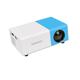 Slowmoose Pro Mini Projector-320x240 Pixels, Support 1080p, Hdmi Blue US Plug