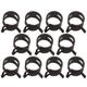 Slowmoose Vacuum Spring Fuel Oil Water Hose Clip Pipe Tube For Band Clamp M11 (10Pcs)