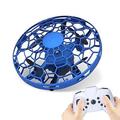 Slowmoose Induction Four Axis Aircraft - Infrared Sensing Toy Quadcopter Model Blue-350850