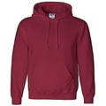 Gildan Heavyweight DryBlend Adult Unisex Hooded Sweatshirt Top / Hoodie (13 Colours) Safety Orange XL