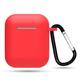 Slowmoose Silicone Thin Headphone Case With Hanging Buckle For Apple Airpods 08