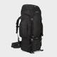 Eurohike Nepal 85 Litre Rucksack with Ventilated Back Panel and Multiple Pockets Black One Size