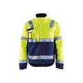 Blaklader 4862 hi-vis winter work jacket - mens (48621811) Yellow/navy blue 4xl