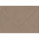 ColorSono Fleck Kraft Gummed C7/A7 Coloured Brown Envelopes. 110gsm FSC Sustainable Paper. 82mm x 113mm. Banker Style Envelope. 50